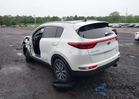 2017 Kia Sportage Ex from USA, damaged, VIN KNDPNCAC2H7261076